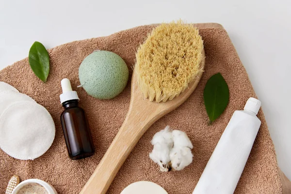 Natural cosmetics and bodycare eco products — Stock Photo, Image