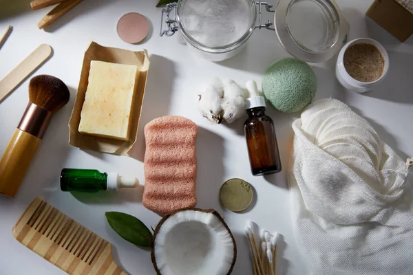 Cosmétiques naturels et soins du corps éco produits — Photo