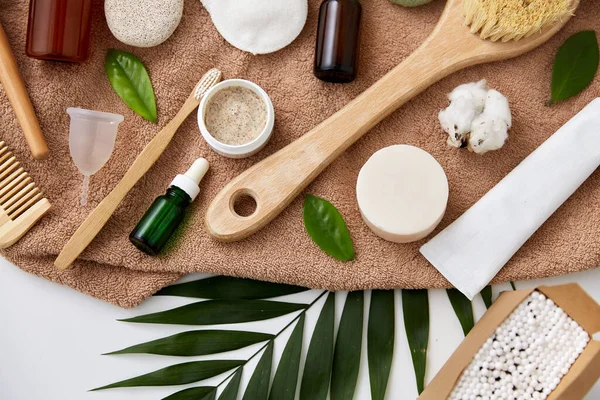 Cosmétiques naturels et soins du corps éco produits — Photo