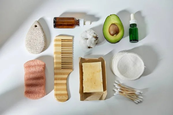 Cosmétiques naturels et soins du corps éco produits — Photo