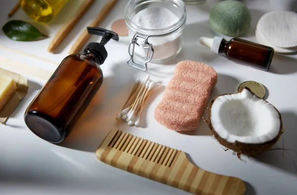 Cosmétiques naturels et soins du corps éco produits — Photo