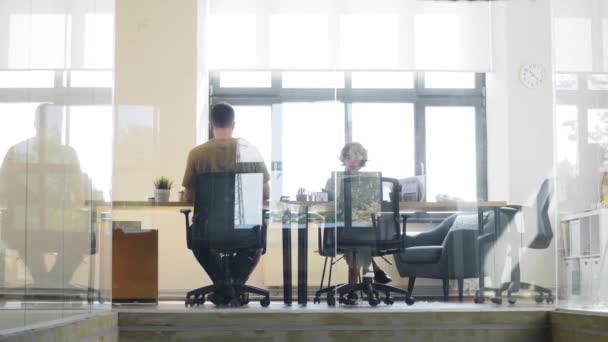 在办公室工作的商业团队或初创企业 — 图库视频影像