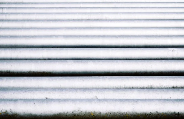 Grupo de gasodutos na estação de serviço — Fotografia de Stock