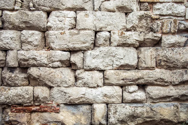 Antigua Muralla Piedra Casco Antiguo Día Verano —  Fotos de Stock