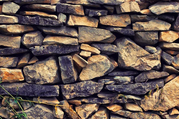 Parte de um muro de pedra, Provence, França — Fotografia de Stock