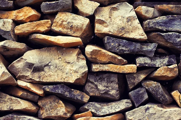 Parte de um muro de pedra, Provence, França — Fotografia de Stock