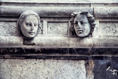 taş kafa, St james Katedrali, sibenik detayını