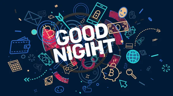 Good night wishes — Stock Photo, Image