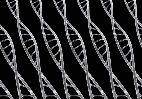 Peu de molécules d'ADN spirale fond haute résolution — Photo