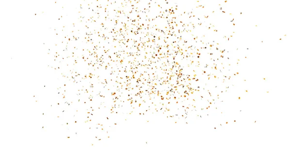 High resolution and high detailed golden foil confetti — Stock Photo, Image