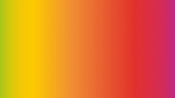 色彩斑斓的背景 各种颜色的光谱梯度水平移动 — 图库视频影像