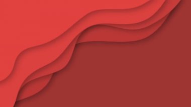 Kağıt sallanan kırmızı şekilli soyut dekoratif arkaplan