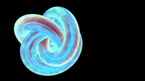 抽象的なデジタル液体の形が動くことで — ストック動画