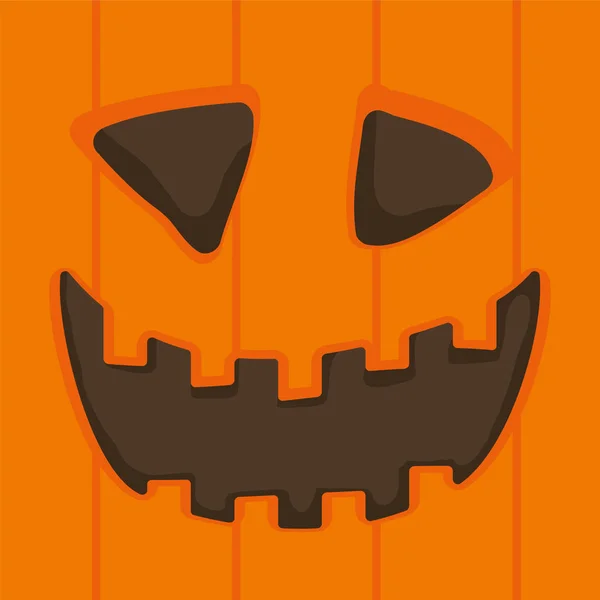 Halloween pumpkin vector background illustration. — Stock Vector