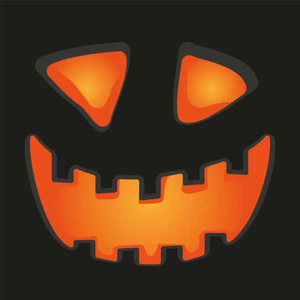 Halloween calabaza vector fondo ilustración . — Vector de stock