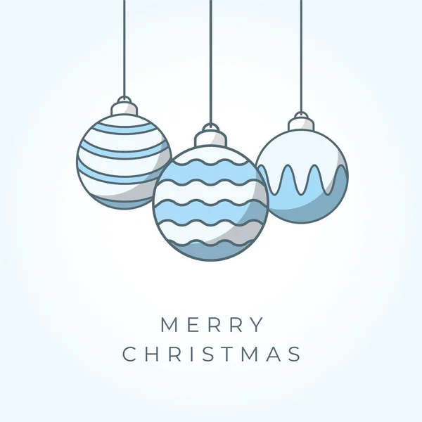 Vector Christmas Wenskaart Ontwerp — Stockvector