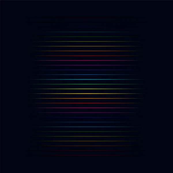 Multicolored Lines Colorful Lines Horizontal Background Illustration — Stock Vector