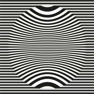 Op sanat stilde görüntüler. Siyah ve beyaz arka plan. Vektör 