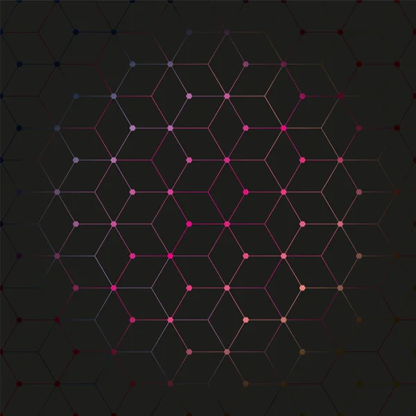 Цветной Многоугольный Фон Геометрическая Векторная Иллюстрация — стоковый вектор