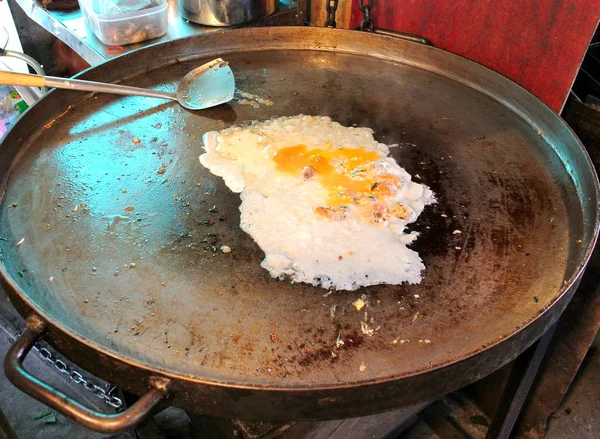 Moule Verte Frite Sur Une Poêle Chaude — Photo