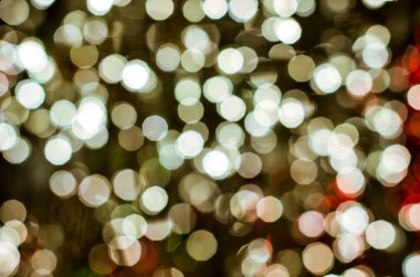 Beyaz Bokeh açık renkli, Noel Işık dekorasyon ile defocused