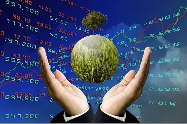 Sustainble Business Beurs Concept — Stockfoto