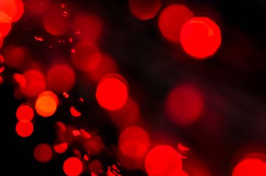 Kırmızı Bokeh açık renkli, Noel ışık dekorasyon ile defocused