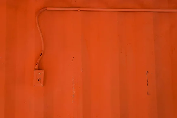 Цвет Окрашенный Металлической Стене Выходным Фоном — стоковое фото