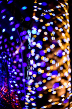 Soyut bokeh ile arka plan bulanık ışık