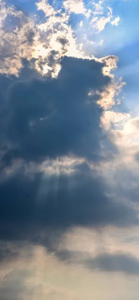 Sunshine Clouds Nature Background — Stock Photo, Image