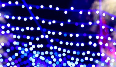 Soyut bokeh ile arka plan bulanık ışık