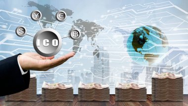 ICO ilk madeni para sunan, dijital para Invest