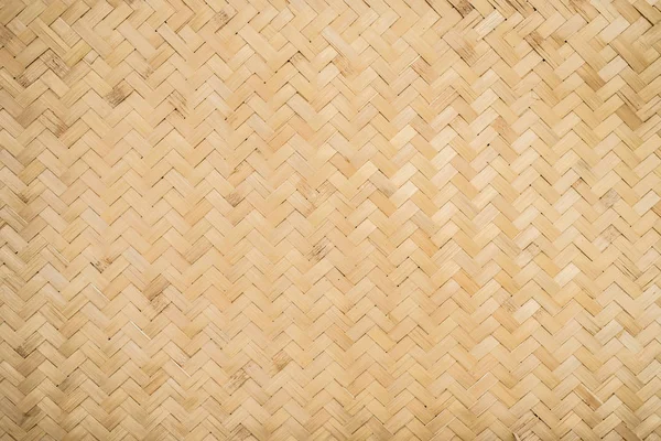 Bamboe Weven Patroon Achtergrond Muur Detail — Stockfoto