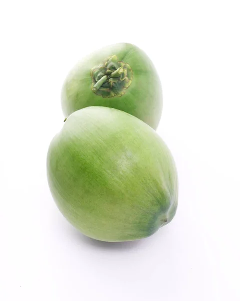 Green Coconuts Isolated White Background — Stock Photo, Image