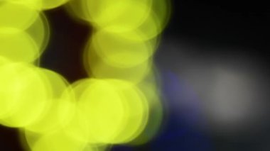 Aşağı renkli bokeh ışık Tilt soyut