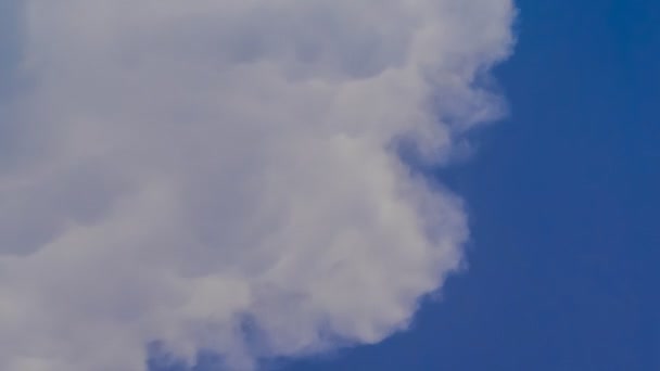 Tiempo Formación Nubes Cielo Azul — Vídeo de stock