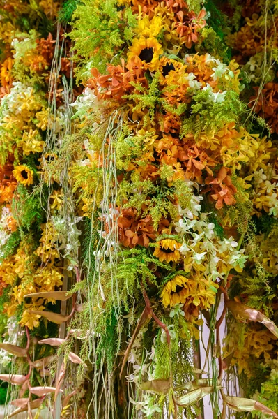 Mooi boeket, oranje bloem decoratie — Stockfoto