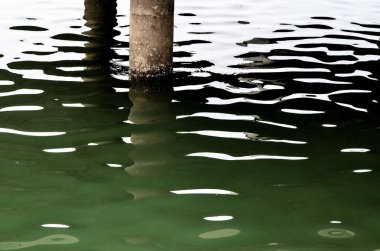 Sütun ile deniz suyu yüzeyi