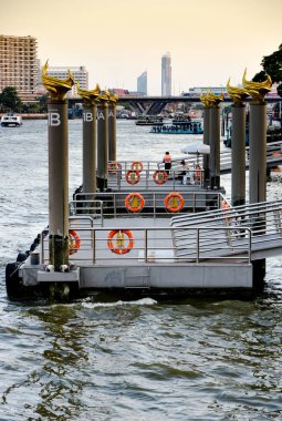 Chao phraya nehri simge Siyam iskelesi 