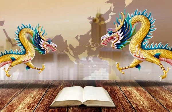 Histrory of China concept background — Stock Photo, Image