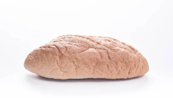 Βρώμη Loaf Απομονωμένη Λευκό Φόντο — Φωτογραφία Αρχείου