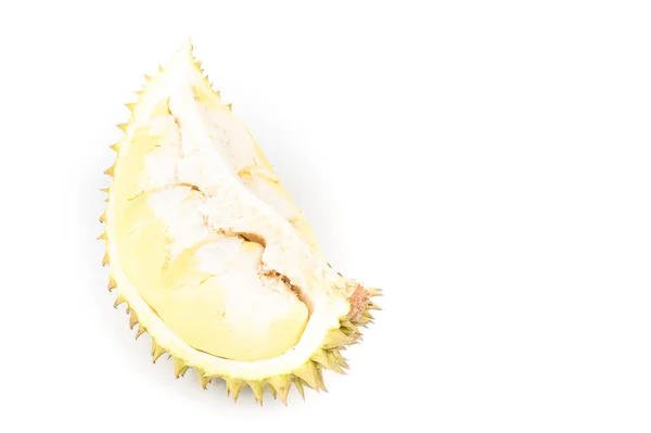 Frutto Durian Isolato Fondo Bianco Frutto Tropicale — Foto Stock