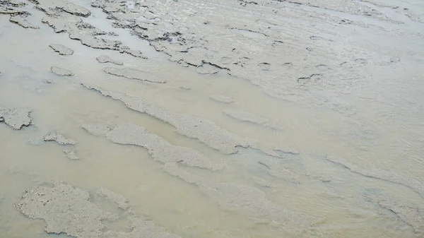 Mudflat Mar Natureza Fundo — Fotografia de Stock