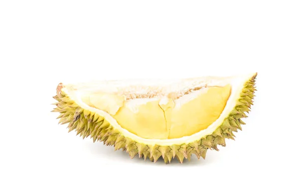 Fruta Duriana Aislada Sobre Fondo Blanco Fruta Tropical — Foto de Stock