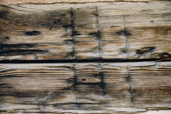 Textura de madeira velha com nós — Fotografia de Stock