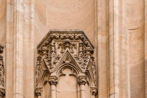 Façade Ouest Cathédrale Des Saints Vitus Construite Xive Siècle Partie — Photo