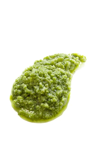 Pesto spread for blob isolated on white background — Stock Photo, Image