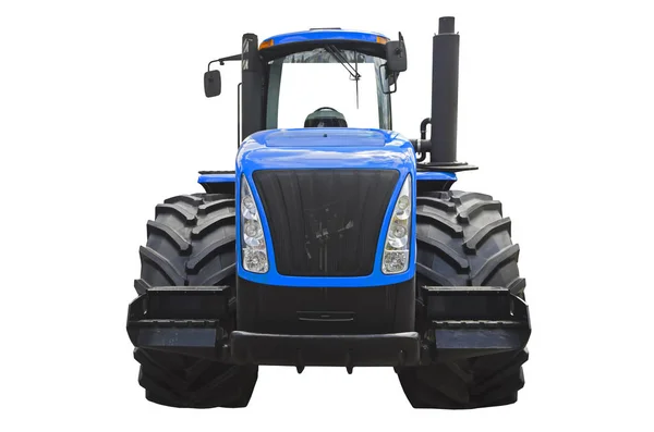 Fehér Háttéren Izolált Mezőgazdasági Traktor Előnézete — Stock Fotó