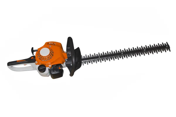 Petrol Hedge Trimmer Isolated White Background — Stock Photo, Image