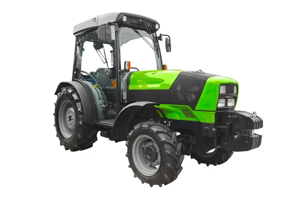 Zemědělský Traktor Izolovaných Bílém Pozadí — Stock fotografie